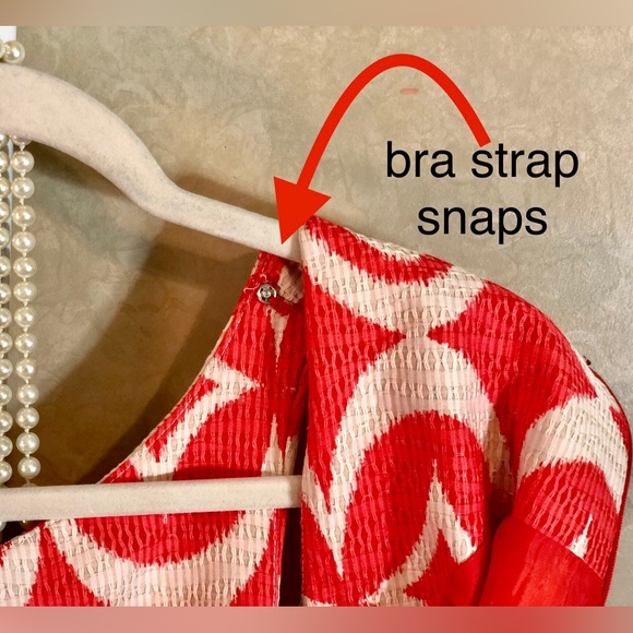 Taylor Dress, Size 8, Coral and Tan, pre-teen through 99 🤍 - Picture 7 of 7